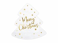Papírové ubrousky "Merry Christmas - stromeček" 20ks