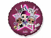 Fóliový balónek Kruh - LOL STAR 46cm