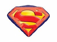 Fóliový balónek odznak Superman 66 cm