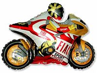 Fóliový balónek Motorka GP Oranžová 73cm x 98cm