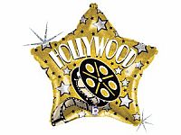 Fóliový balónek Hollywood Hvězda 48cm