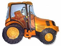 Fóliový balónek Traktor Oranžový 73cm x 95cm
