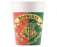 Papírové party kelímky Harry Potter - Bradavické koleje 200 ml