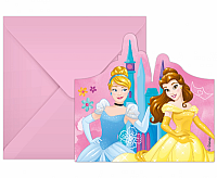 Party pozvánky Disney Princezny 6 ks