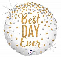 Fóliový balónek Best Day Ever 45cm
