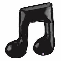 Fóliový balónek Noty 102cm