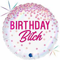 Fóliový balónek Birthday Bitch 46cm