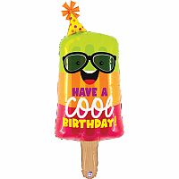 Fóliový balónek Zmrzlina COOL Bday 114cm