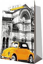 Dárková taška M - Žluté auto
