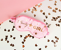Maska na oči - Party Girl - Růžová