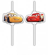 Papírová brčka - Cars  3 Disney 4ks