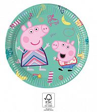 EKO papírové talíře - Prasátko Pepina 20cm/8ks