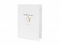 Karta s hvězdou Twinkle 10.5x14.8cm