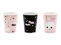Papírové kelímky Halloween - Boo 6 ks