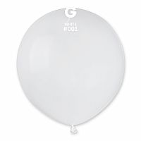 Balónek 48cm/19" #001 bílý