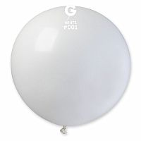 Balónek G300 #001 bílý (100cm, 39")