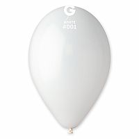 Balónek 30cm/12" #001 bílý 100 ks