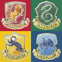 Papírové ubrousky Harry Potter - Koleje 16 ks