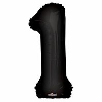 Foliová číslice - 86cm - černá 1