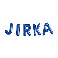 !VÝPRODEJ! Balónkový nápis - Jirka
