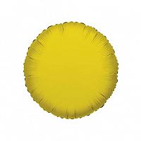 Fóliový balónek Kruh - Zlatý 46cm