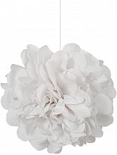 Dekorační závěsné pom pomy bílé 3ks, 23cm