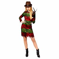 Kostým Freddy Krueger - dámský