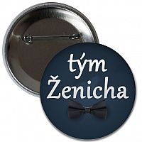 Placka Tým Ženicha 6 cm