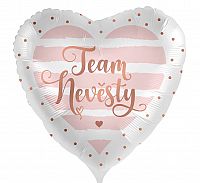 Fóliový balónek Team Nevěsty - Rose Gold CZ - 43cm