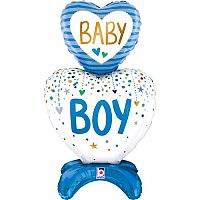 Fóliový balónek samostojící Baby Boy 71cm