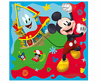 EKO Papírové ubrousky Mickey Mouse (Rock the House) 33x33 cm / 20 ks