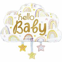 Fóliový balónek Mráček Hello Baby 71cm