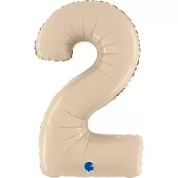 Číslice 2 krémová (66cm,26")