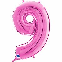 Číslice 9 fuchsia (66cm,26")
