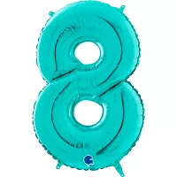 Číslice 8 modrá TIFFANY (66cm,26")