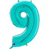Číslice 9 modrá TIFFANY (66cm,26")