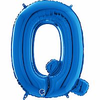 Písmeno modré Q (66cm,26")