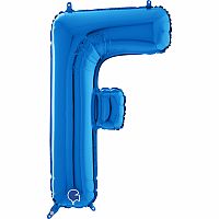 Písmeno modré F (66cm,26")