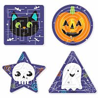 Hrací set - bludiště - Halloween Friends