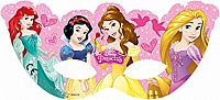 Party papírové masky - Disney Princezny 6 ks