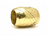 Vázací stuha metalická zlatá 20m x 5mm