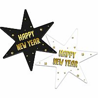 Podtácky hvězda Happy New Year 6 ks