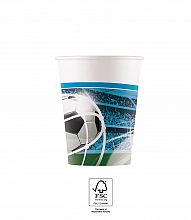 Papírové kelímky Fotbal - 8 ks