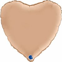 Foliový balonek srdce tělové 46 cm