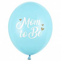 Latexový balonek Mom to be - modrý