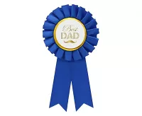 Odznak Best Dad - modrý