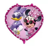 Fóliový balonek srdce Minnie Junior