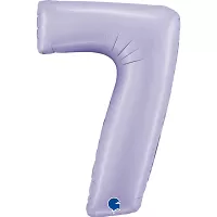Foliová číslice - liliová 7 102cm
