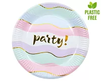 Papírové talíře Elegantní párty 20cm