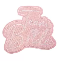 Nažehlovací odznáčky Team Bride 6ks